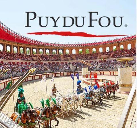 Studio Le Pavachon, Piscine Familiale Chauffee - A 3 Min Du Puy Du Fou Les Epesses Exterior photo